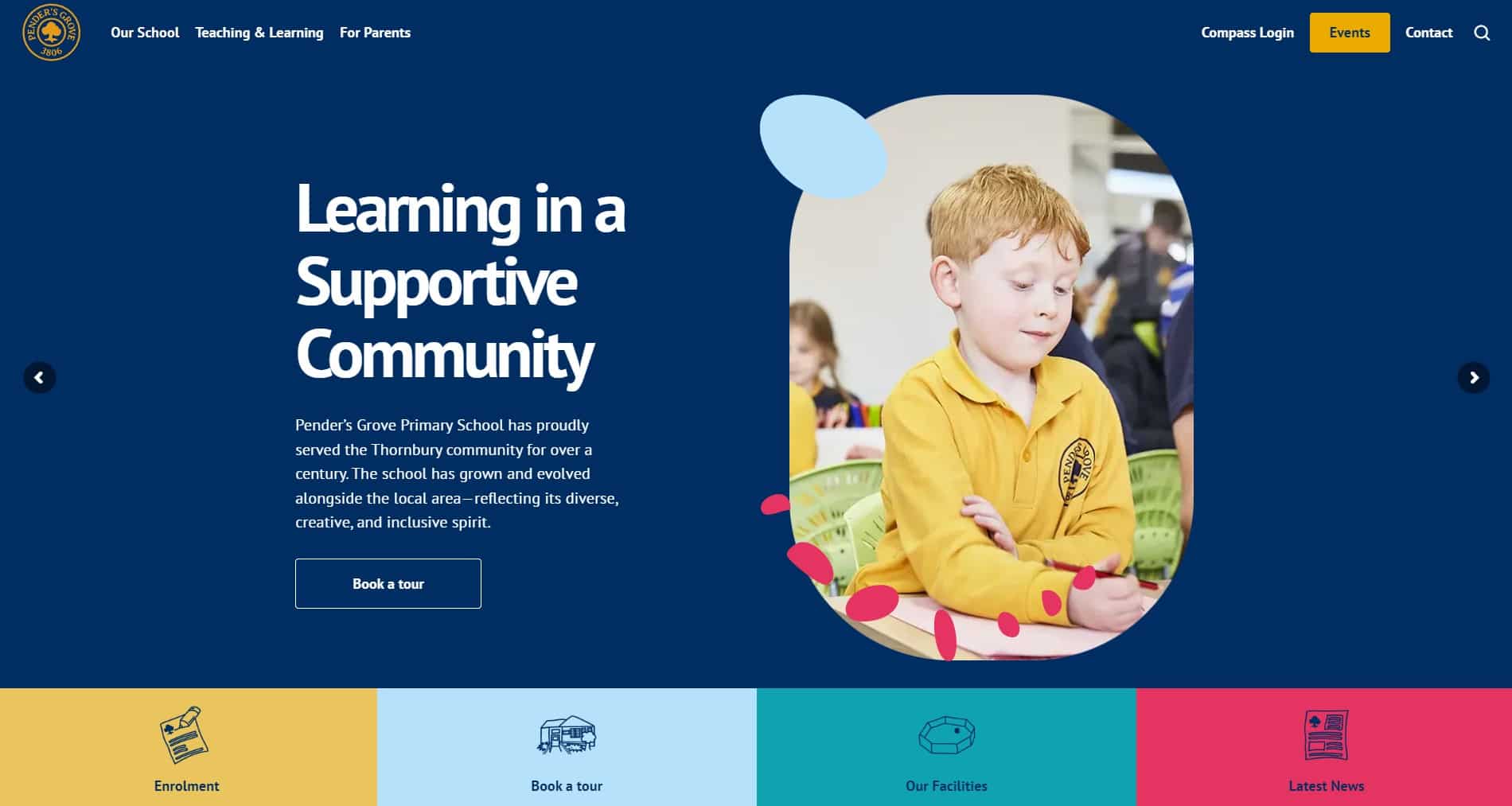 Pender's Grove Primary School Website